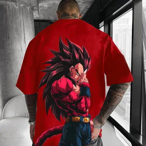 Urban Street Tee Tank Retro Unisex 80s 90s Dragon Ball DBZ Goku Oversized streetwear singlet muscle cotton outfits men short summer graphic t-shirts men's graphic tees Fits vacation outfits Anime tank tops men gifts