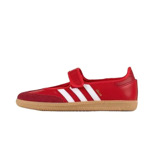 Women's Adidas Samba Jane Scarlet Gum Classic Athletic Sneakers - Walking Shoes, Trainers, Sports Shoes for Daily Trendy Casual Lifestyle Footwear