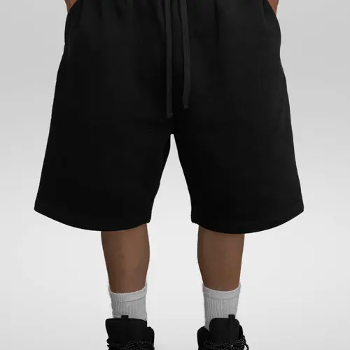 'Black' Baggy Sweat Shorts
