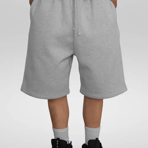 'Heather Grey' Baggy Sweat Shorts