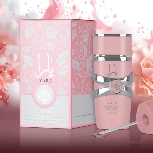 Yara Pure Concentrated Perfume Oil - 20ml (0.67 fl. oz), Unisex Floral Eau Perfume, Long-Lasting Fragrance for Women
