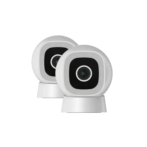 Luna Snap Cam (2-Pack) - 2K Smart Home Gadgets Indoor/Outdoor Security Cameras with Magnetic Mount, Color Night Vision, AI Motion Detection, 2-Way Audio Speaker, Bluetooth, IP65 Weatherproof, 2.4GHz WiFi Home Surveillance Monitoring