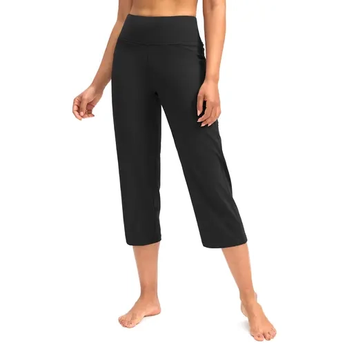 G GRADUAL Female High Waisted Capri Leggings - 3.5" Elastic Waistband Tummy Control, Athletic Stretchy Fabric Straight Leg Yoga Pants with Pockets, Multi-Size High Waist Sportswear Workout Bottoms #outdoorfun