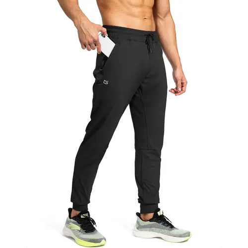 G Gradual Men's Stretchy Workout Clothes with Zipper Pockets - Casual Athletic Joggers, Runner Pants, Streetwear Gym Joggers for Soccer, Running, Summer Sports Wear #TikTokShopStockUp