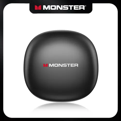 Monster Bluetooth-Compatible Earbuds with Zero‑Gravity Titanium Ear-Hook Design, Noise Cancelling Headphones, Bluetooth 6.0, 145H Playtime, Wireless Headset,Waterproof & Sweatproof, Bluetooth for Gym, Traveling Gadgets, Gift Ideas for Men & Women summerwi