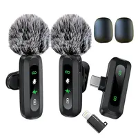 HITOZON Professional Wireless Lavalier Microphone - Rechargeable Lapel Mic with Lightning, Built-in Li-ion Battery, Multi-Device Compatibility, Manufacturer Warranty for iPhone, Android, Cameras, Plug-and-Play Omnidirectional Condenser for Video Recording