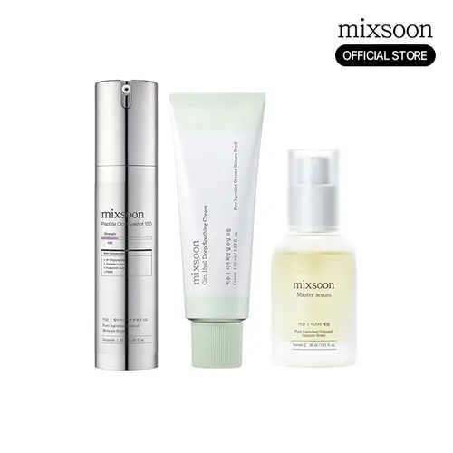 [mixsoon Official Shop] Master Cica Skincare Facial Kit - 300g Hydration & Nourishing Serums & Essences for Daily Skin Care, Hydration Set