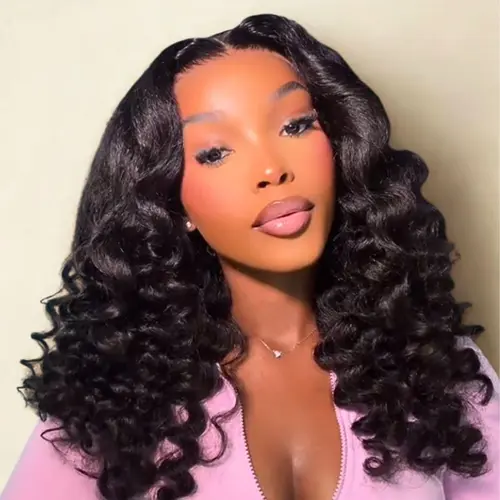 MENGLLE Yaki Straight 13x4 Lace Front Wig Human Hair 200% Density Natural Wig Glueless Ready to Wear with Pre-Cut Transparent Lace Closure Wig#tiktokshopbacktoschool