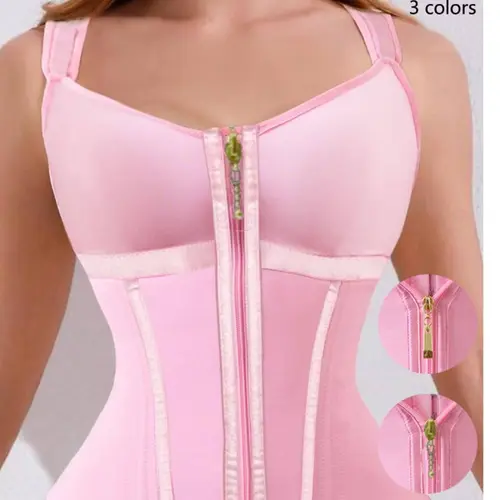 Women's Solid Color Shapewear Top with Straps, Fit Tummy Control Shaper, Women's Shapewear for Everyday Wear Underwear Womenswear Aesthetic, Body Shapers