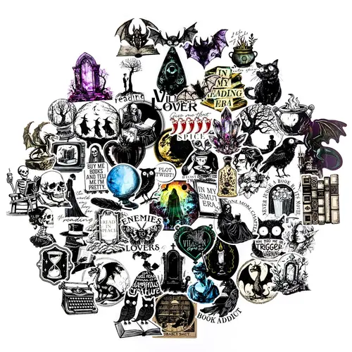 Waiting for the Night Decals (60-Pack) (Original Artwork)