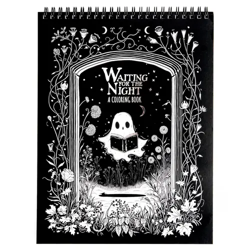 Waiting for the Night Coloring Book (Original Artwork)