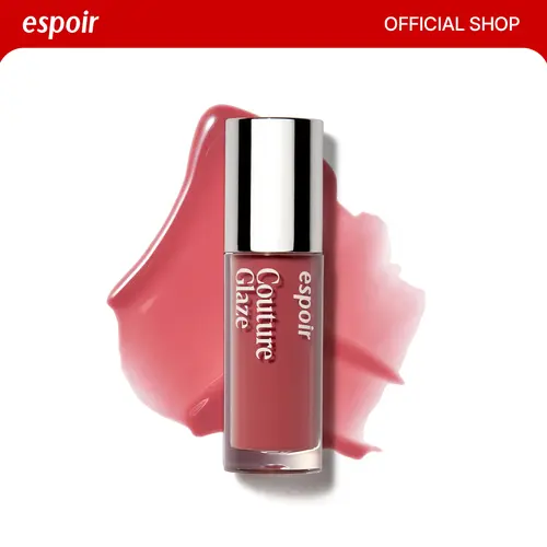 [Espoir Official][Mini] Couture Glaze Lip Tint Mini 2g #Ginger Peach | Juicy Glossy Lip Tint Flawless Lightweight