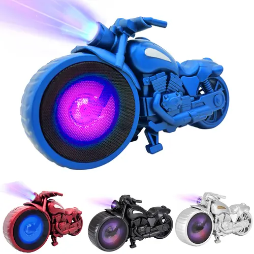 Vintage 1950's Radio Replica Portable Bluetooth Speaker - Motorcycle Style, FM, TWS, RGB Light, MP3 Audio, Adjustable, Wired Charging,back to school,back to school haul