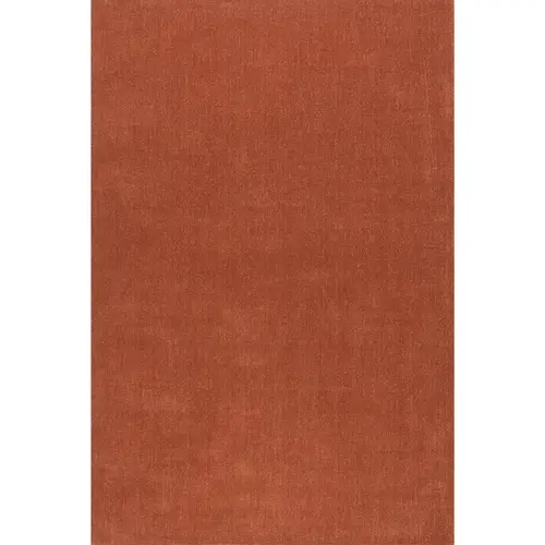 Maru Solid Color Wool Area Rug - Decorative Living Room Mat, Indoor Entryway Rug, Solid Color Rug