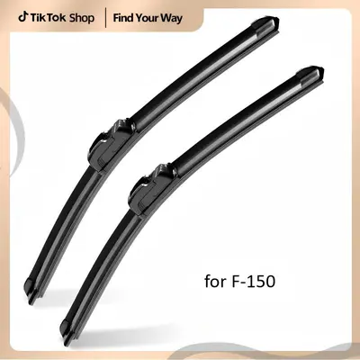 Fit for Ford F-150 22''+22'' – Premium All Season Frameless Weatherproof Wipers, Snow & Winter Wipers, J-Hook Interface – 2-Pack Set | Automotive Accessories with Wiper Installation & Accessories Spring Tok
