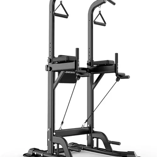 Power Tower Pull Up Bar for Home Gym, Multi Functional Pull Up Bar Stand Dip Bar Station, Adjustable Height Workout Dip Station Strength Training Fitness Equipment