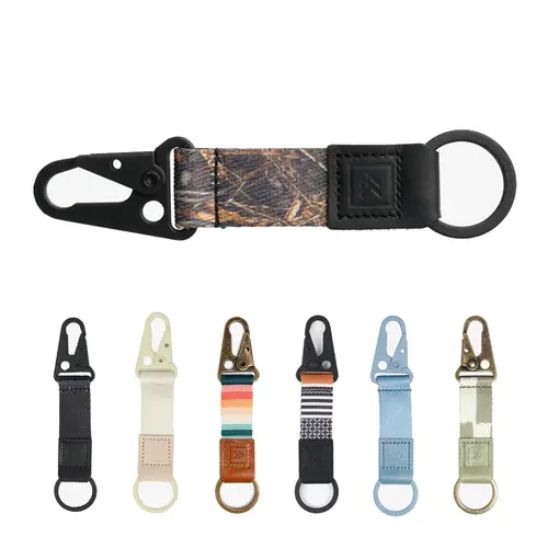 Thread Wallets Genuine Leather Keychain Accessory - Durable Hardware Key Holder with Sturdy Metal Hook for Belt Loops, Backpacks, Thread Wallet Link