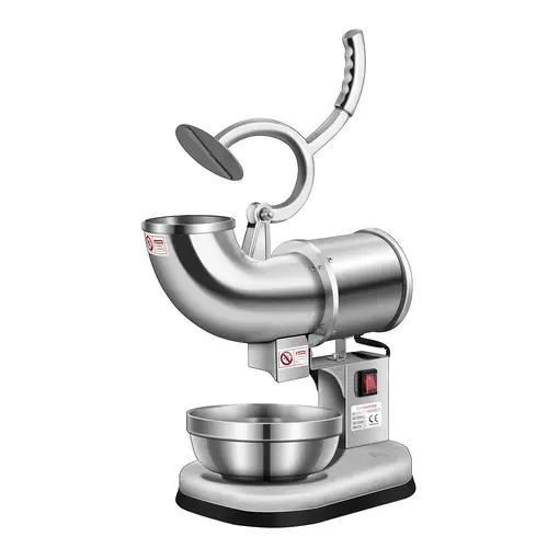 [Summervibes] VIVOHOME Electric Dual Blades Ice Crusher Shaver Snow Cone Maker Machine Silver for Home and Commercial Use