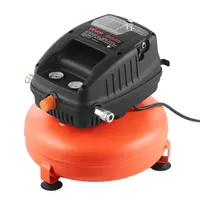 【toolupgrade】VEVOR Compact Pancake Air Compressor, 3 Gal Iron Body, 1/3HP, 0.54CFM@90PSI, 100PSI Max Working Pressure, for Batteries, Woodworking & Pneumatic Tools