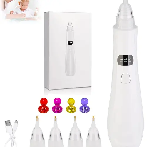 Rechargeable Electric Vacuum Diamond Painting Pen - ABS Diamond Art Tools with 4 Replaceable Tips, Vacuum Pickup, Long Session Grip, Portable, Durable for 3D Drills, Beginner-Friendly, Calming Craft Time Boosts Focus, Craft Enthusiasts Gift