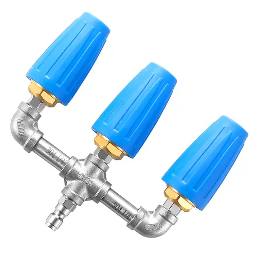 High Pressure Multifunction Rustresist Triple Turbo Nozzle for Pressure Washer, 360° Rotating, 1/4" Quick Connector, 2.0 Orifice 3-in-1 Design, 4000 PSI, DealsForYouDays, High Pressure Nozzle, Multifunction Nozzle