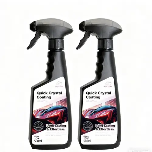 Nano Crystal Coating Spray, 17 oz Car Detailing Products with Car Polish, Dust-Proof, Glazing, Long-Lasting Paint Waxing Solution for Showroom Shine - Protect Your Car Paint toolupgrade