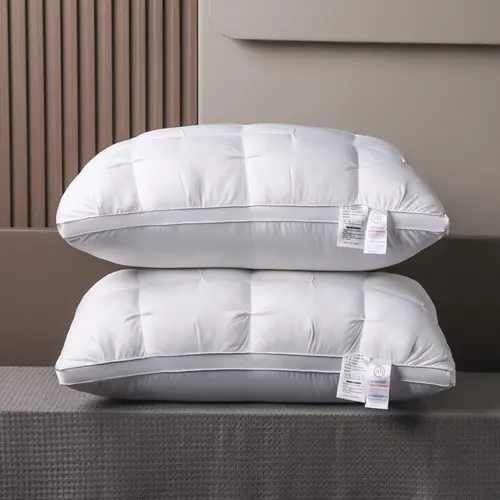 5-star hotel luxury style pillows, 19×29 inch 990g, ultra-soft and fluffy pillow core usable in all seasons, deep sleep neck support, hypoallergenic polyester fiber pillowcase, suitable for side sleeping, supine sleeping, prone sleeping