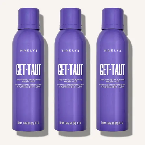 MAËLYS GET-TAUT Body Firming and Hydrating Mousse-To-Oil x 3 | Save $24 | Packed With Glaucine + Squalane