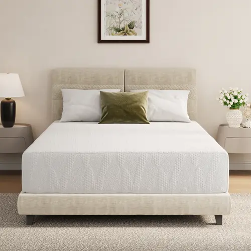 10/12/14 Inch Gel Memory Foam Mattress for Cooling Night Sleep, Pressure Relief, CertiPUR-US Certified,dorm essentials,home decor,sohochic