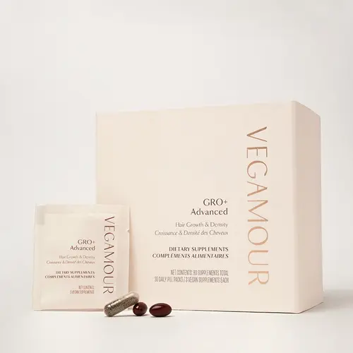 Vegamour GRO+ Advanced Hair Growth Supplements – Vegan Dual-Pill System for Fuller, Thicker Hair & Reduced Shedding in 30 Days