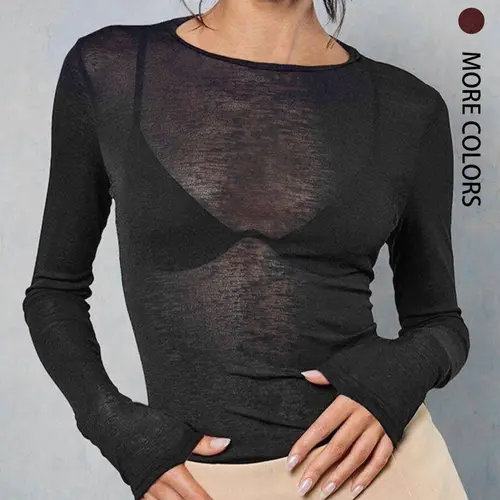 Women's Knitted Fabric Sweater Top, Long Sleeve Stylish Warm Knitwear for Casual Outings, Cozy Winter Fashion for Ladies Womenswear Knitting