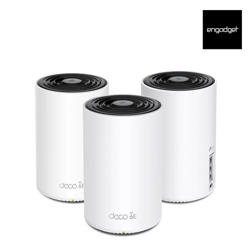 TP-Link Deco XE75 (3-pack) Wi-Fi 6E Tri-Band AXE5400 Mesh System – 7200 Sq.Ft Coverage, AI-Driven Mesh, 6GHz Band, Engadget Rated Best Mesh for Most People, Replaces WiFi Router and Extender,back to school,back to school haul