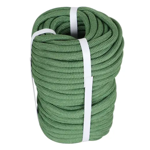 findmall 3/8-Inch 48-Strand Braided Polyester Rope - 100Ft Heavy Duty Polyester Cord, 3520Lbs Tensile Strength, Weather Resistant Hot-Cut No Spread Rope for Outdoor Rigging, Climbing Gear, Multicolor