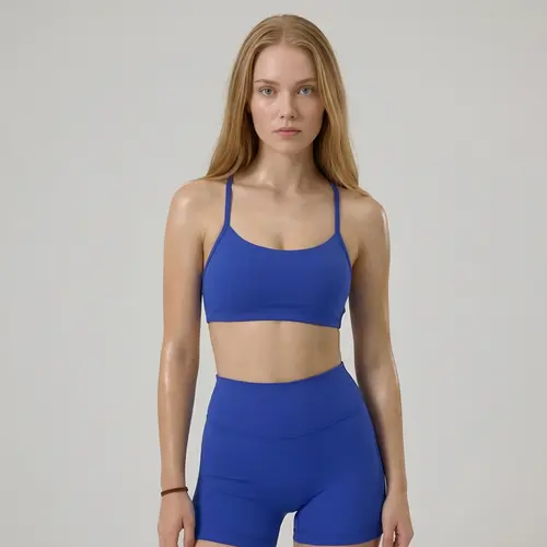 PAVOI Women's Buttery-Soft Fitted Quick-Dry Breathable Sports Bra - Y-Back Racerback, Scoop Neck, Removable Pads, D to DD Support for Pilates, Fitness Sessions