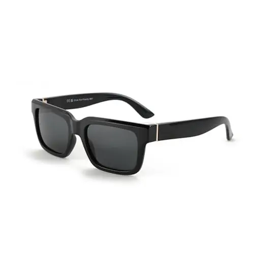 ZENOTTIC Vintage Square Tac Sunglasses, Unisex Plastic Full Rim Lightweight Durable Design Classic Shades, Polarized UV400 UV-Protection Anti-Glare Impact-Resistant Lenses, for Daily Driving, Men's Accessories, Glasses for Women, Summer Gift Idea