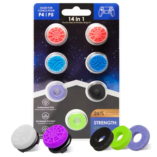 【Back to School】JORREP 14-in-1 Aim Boost Kit for PlayStation 5 (PS5) and PlayStation 4 (PS4) Controller and XBOX  Edition gaming gifts, Accessories, Console Accessories, Devices