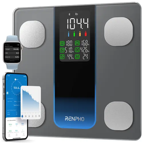 [Livestream Exclusive] RENPHO Elis 2XL 500lb Capacity Smart Scale, Spring Glow Up Gym Gift, Body Composition Analysis with Free APP