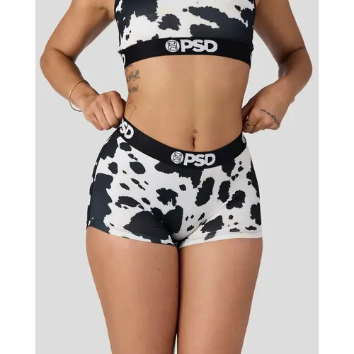 PSD Womens Cow Girl Boy Short Underwear - Comfortable, Breathable, Ultra-light Fabric