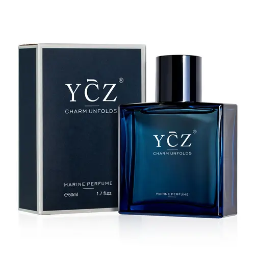 YCZ Midnight Marine Eau de Parfum 1.7oz | Aromatic Marine Fragrance for Men, Magnetic & Sensual, Long-Lasting for Dates and Everyday Wear, Inspired by the Effortless Attraction That Naturally Draws People Closer