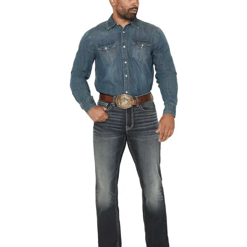 Cody James Men's Men'S Cayanne Wash Duke Relaxed Bootcut Stretch Denim - Cjfa25j09-Dkw
