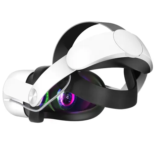 HURRA Durable 10000mAh VR Headset Battery Strap for Oculus Quest 2 - Adjustable Elite Strap, 8H Playtime, RGB Light, Ergonomic Comfort & Balance, Nylon PA Wearable Device VR Accessory, Vr Accessories,back to school,back to school haul