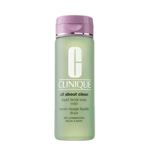 [Clinique] All About Clean Liquid Facial Soap Mild for Dry Combination Skin Types | Gentle Face Cleanser For Oily Skin | Face Wash | Step 1 in 3-Step Skin Care Routine