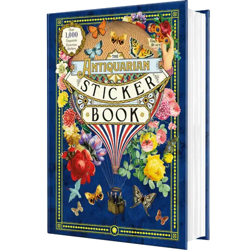 The Antiquarian Sticker Book: Over 1,000 Exquisite Victorian Stickers by Odd Dot (The Antiquarian Sticker Book Series) (Hardcover)