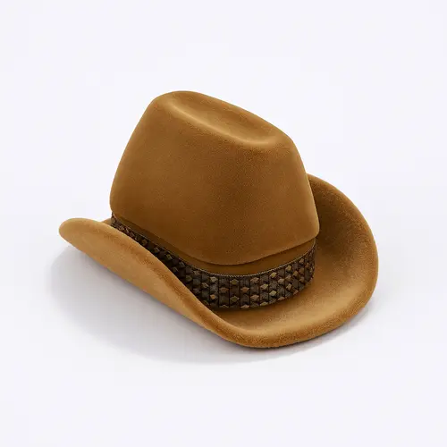 KissYan Cowgirl-Inspired Retro Western Cowboy Hat Jewelry Box - Eco-Friendly Accessory Holder & Organizer with Unique Design, Gift Packaging (Stores Rings, Earrings, Necklaces), Great for Birthdays/Anniversaries, Great Choice for Western Culture Lovers