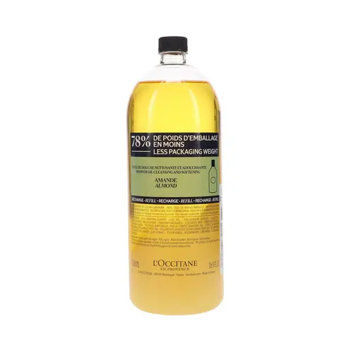 L'Occitane Amande Sublime Gentle Foaming Shower Oil - Daily Use, Delicate Scent & Aroma, Softening Bath & Shower Care for Personal Beauty