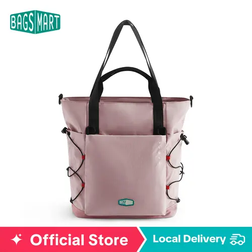 BAGSMART 23L Focus Tote Multi-Functional Bag for Gym Office & Travel Fits 15.6" Laptops TSA-Friendly with Detachable Mesh Bag 2 Bottle Pockets Machine Washable mothersdaygift