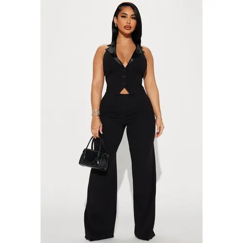 Natasha Marie Jumpsuit - Black