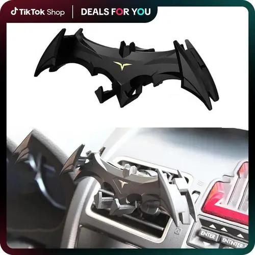 UDROLL Dark Knight Batwing Design Car Cell Phone Holder - Universal Air Vent Automotive Accessory, Ideal for Road Trips, Boyfriend Birthday Gift, Automotive Phone Holder