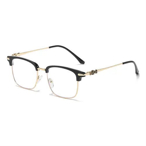 Men's Anti-Blue Light Non-Prescription Glasses - Lightweight Fashion Eyewear, HD Clarity, Glare Protection Frames, for Computer Gaming & Reading, Men's Accessories, Frame Non-Prescription Glasses