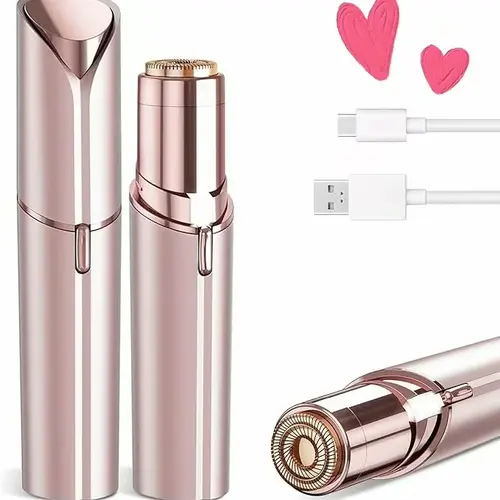 Women's Electric Precision Eyebrow Shaver - Painless Lip Body Hair Removal Tool for Bikini Line, Chin Grooming, Bikini Line Hair Removal, Eyebrow Hair Trimmer